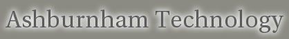 Glowing Ashburnham Technology Text